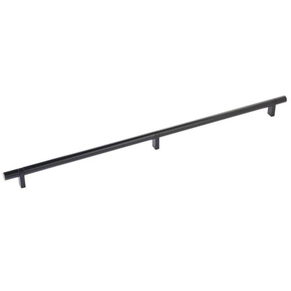 Emtek - Select Bar Cabinet Pull 20 Inch C-C, Rectangular Bar Stem, Smooth Bar
