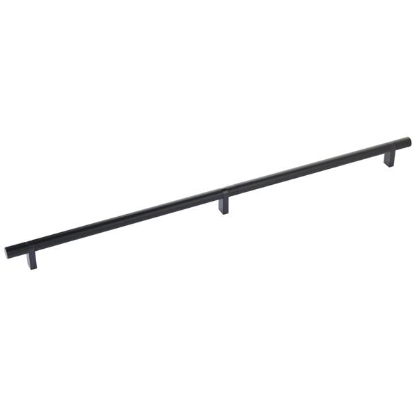 Emtek - Select Bar Cabinet Pull 20 Inch C-C, Rectangular Bar Stem, Smooth Bar