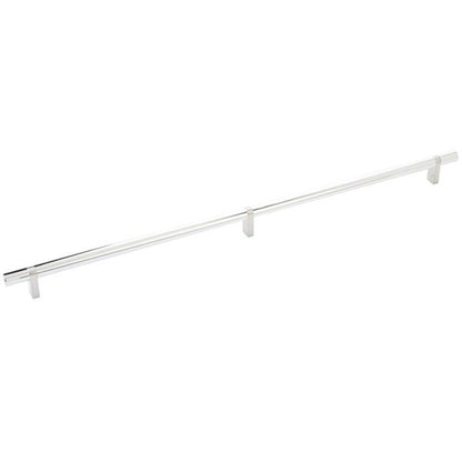Emtek - Select Bar Cabinet Pull 20 Inch C-C, Rectangular Bar Stem, Smooth Bar