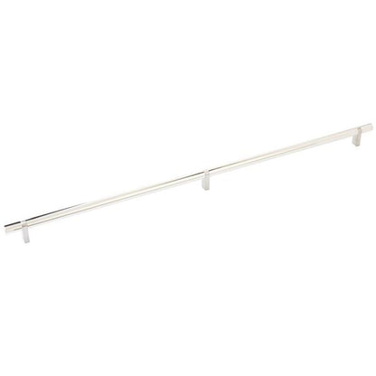 Emtek - Select Bar Cabinet Pull 24 Inch C-C, Rectangular Bar Stem, Smooth Bar