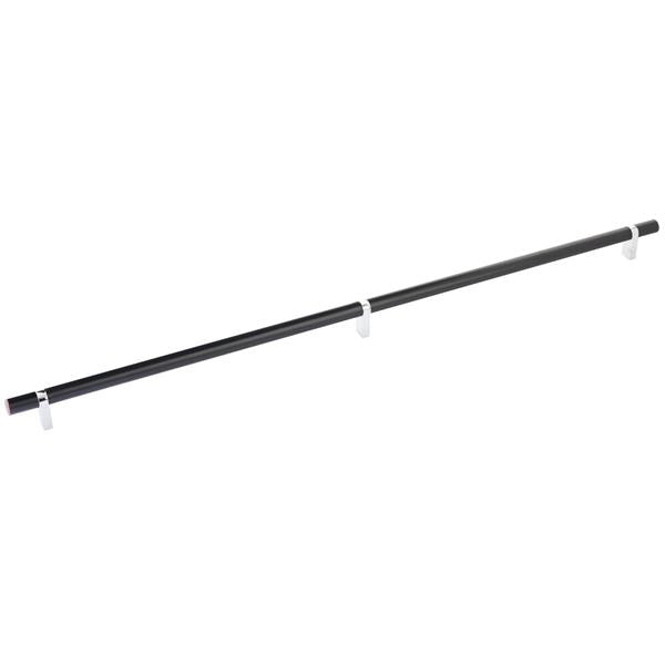 Emtek - Select Bar Cabinet Pull 24 Inch C-C, Rectangular Bar Stem, Smooth Bar