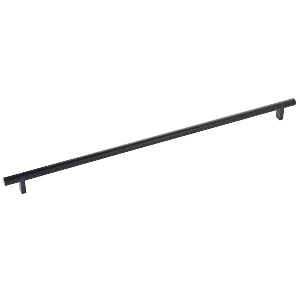 Emtek - Select Bar Cabinet Pull 18 Inch C-C, Rectangular Bar Stem, Smooth Bar