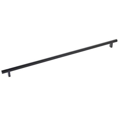 Emtek - Select Bar Cabinet Pull 18 Inch C-C, Rectangular Bar Stem, Smooth Bar