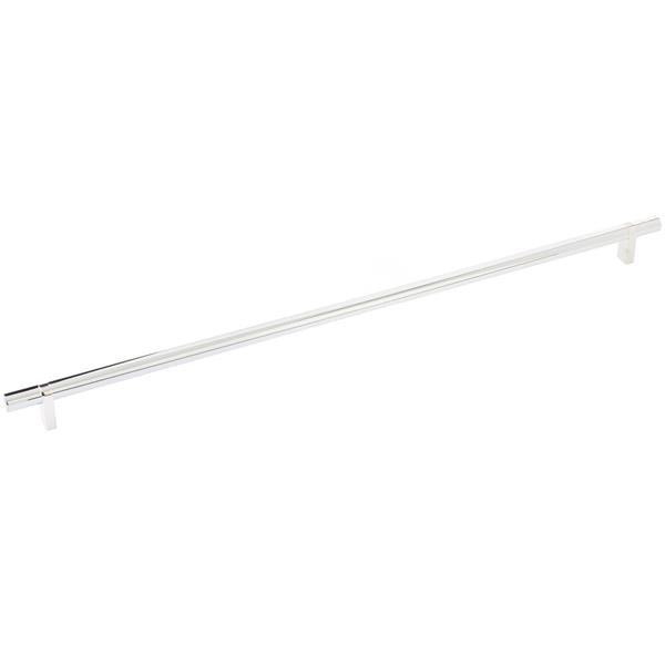 Emtek - Select Bar Cabinet Pull 18 Inch C-C, Rectangular Bar Stem, Smooth Bar