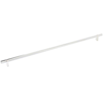 Emtek - Select Bar Cabinet Pull 18 Inch C-C, Rectangular Bar Stem, Smooth Bar