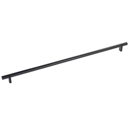 Emtek - Select Bar Cabinet Pull 18 Inch C-C, Rectangular Bar Stem, Smooth Bar