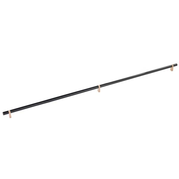 Emtek - Select Bar Cabinet Pull 36 Inch C-C, Rectangular Bar Stem, Smooth Bar