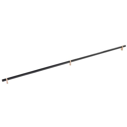 Emtek - Select Bar Cabinet Pull 36 Inch C-C, Rectangular Bar Stem, Smooth Bar