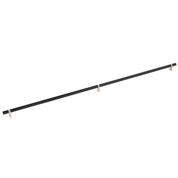 Emtek - Select Bar Cabinet Pull 36 Inch C-C, Rectangular Bar Stem, Smooth Bar