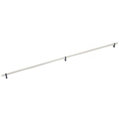 Emtek - Select Bar Cabinet Pull 36 Inch C-C, Rectangular Bar Stem, Smooth Bar