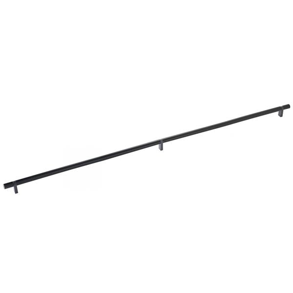 Emtek - Select Bar Cabinet Pull 36 Inch C-C, Rectangular Bar Stem, Smooth Bar