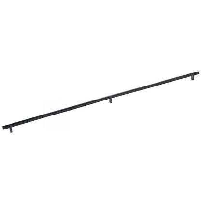 Emtek - Select Bar Cabinet Pull 36 Inch C-C, Rectangular Bar Stem, Smooth Bar