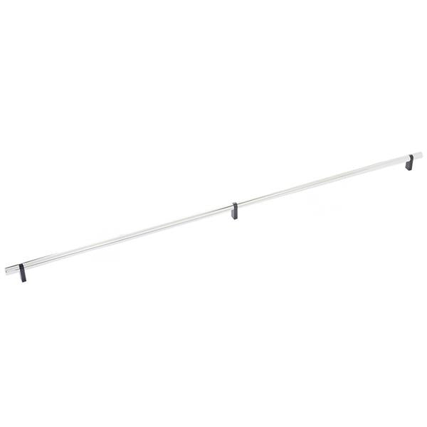 Emtek - Select Bar Cabinet Pull 36 Inch C-C, Rectangular Bar Stem, Smooth Bar