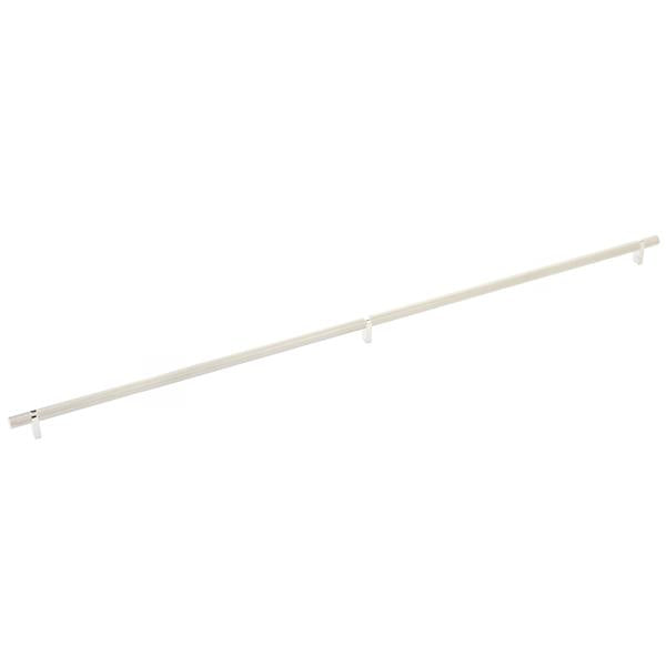 Emtek - Select Bar Cabinet Pull 36 Inch C-C, Rectangular Bar Stem, Knurled Bar
