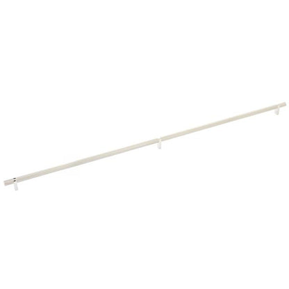 Emtek - Select Bar Cabinet Pull 36 Inch C-C, Rectangular Bar Stem, Knurled Bar