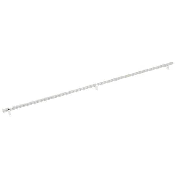 Emtek - Select Bar Cabinet Pull 36 Inch C-C, Rectangular Bar Stem, Smooth Bar
