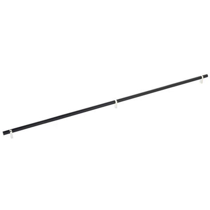 Emtek - Select Bar Cabinet Pull 36 Inch C-C, Rectangular Bar Stem, Smooth Bar