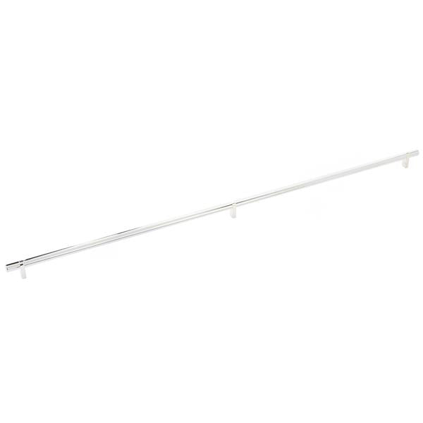 Emtek - Select Bar Cabinet Pull 36 Inch C-C, Rectangular Bar Stem, Smooth Bar