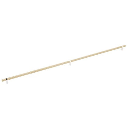 Emtek - Select Bar Cabinet Pull 36 Inch C-C, Rectangular Bar Stem, Smooth Bar
