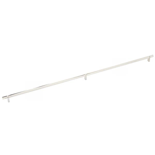 Emtek - Select Bar Cabinet Pull 36 Inch C-C, Rectangular Bar Stem, Smooth Bar