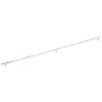 Emtek - Select Bar Cabinet Pull 36 Inch C-C, Rectangular Bar Stem, Smooth Bar