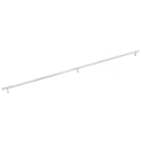 Emtek - Select Bar Cabinet Pull 36 Inch C-C, Rectangular Bar Stem, Smooth Bar