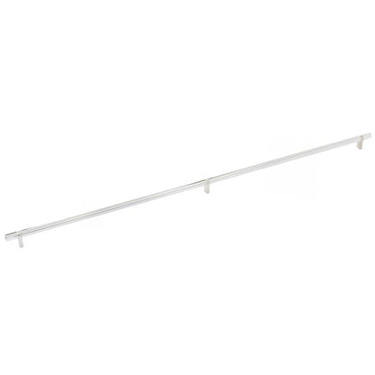Emtek - Select Bar Cabinet Pull 36 Inch C-C, Rectangular Bar Stem, Smooth Bar