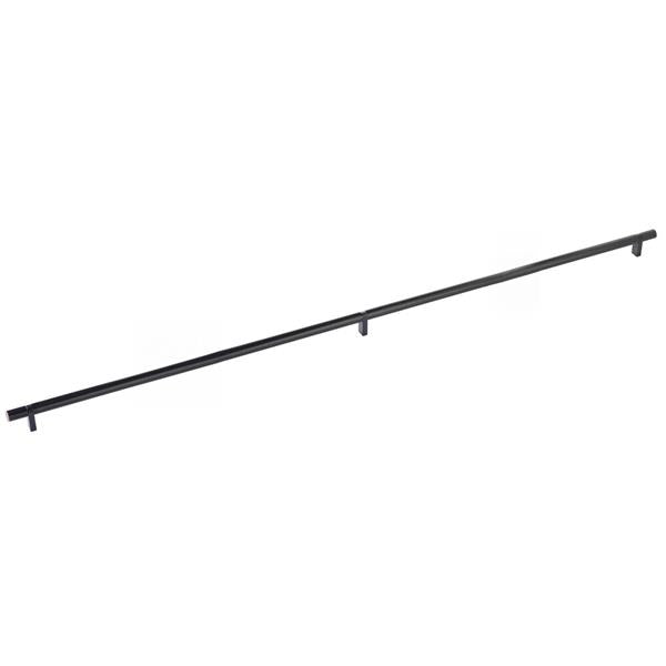 Emtek - Select Bar Cabinet Pull 36 Inch C-C, Rectangular Bar Stem, Smooth Bar