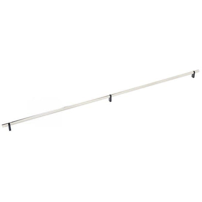 Emtek - Select Bar Cabinet Pull 36 Inch C-C, Rectangular Bar Stem, Smooth Bar