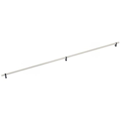 Emtek - Select Bar Cabinet Pull 36 Inch C-C, Rectangular Bar Stem, Smooth Bar