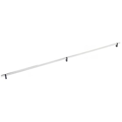 Emtek - Select Bar Cabinet Pull 36 Inch C-C, Rectangular Bar Stem, Smooth Bar