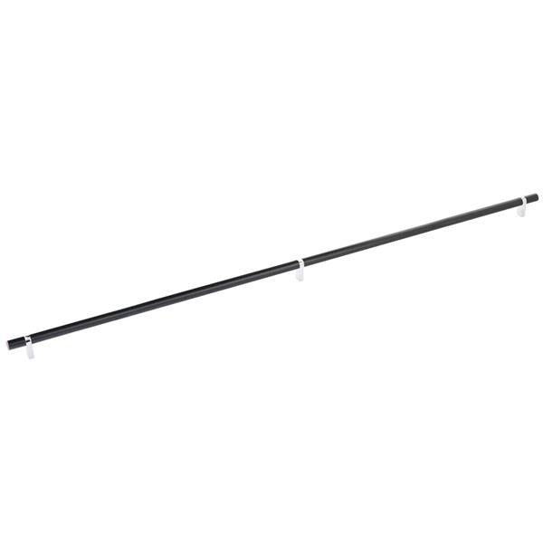 Emtek - Select Bar Cabinet Pull 36 Inch C-C, Rectangular Bar Stem, Smooth Bar