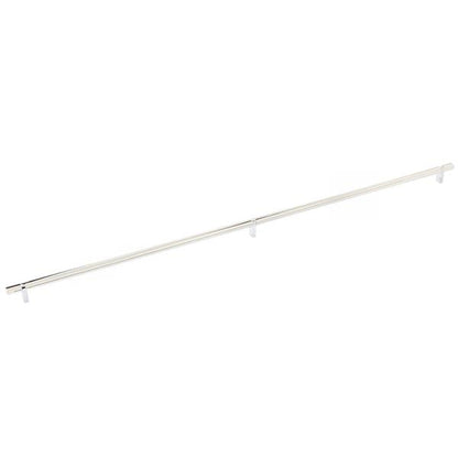 Emtek - Select Bar Cabinet Pull 36 Inch C-C, Rectangular Bar Stem, Smooth Bar
