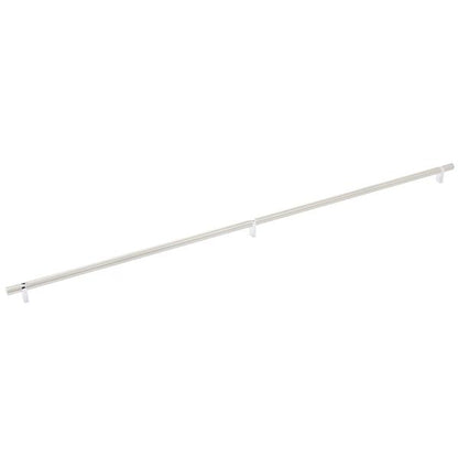 Emtek - Select Bar Cabinet Pull 36 Inch C-C, Rectangular Bar Stem, Smooth Bar