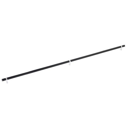 Emtek - Select Bar Cabinet Pull 36 Inch C-C, Rectangular Bar Stem, Smooth Bar