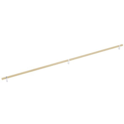 Emtek - Select Bar Cabinet Pull 36 Inch C-C, Rectangular Bar Stem, Smooth Bar