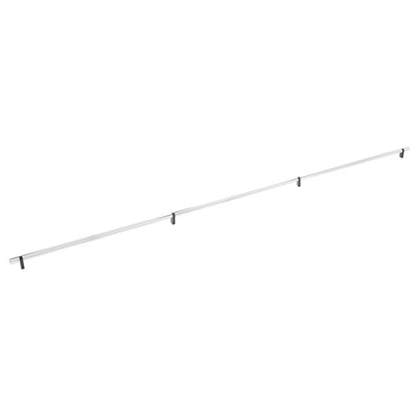Emtek - Select Bar Cabinet Pull 54 Inch C-C, Rectangular Bar Stem, Smooth Bar