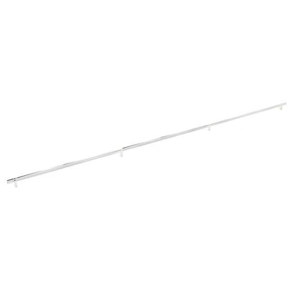 Emtek - Select Bar Cabinet Pull 54 Inch C-C, Rectangular Bar Stem, Smooth Bar