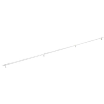 Emtek - Select Bar Cabinet Pull 54 Inch C-C, Rectangular Bar Stem, Knurled Bar