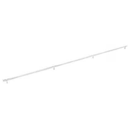 Emtek - Select Bar Cabinet Pull 54 Inch C-C, Rectangular Bar Stem, Smooth Bar