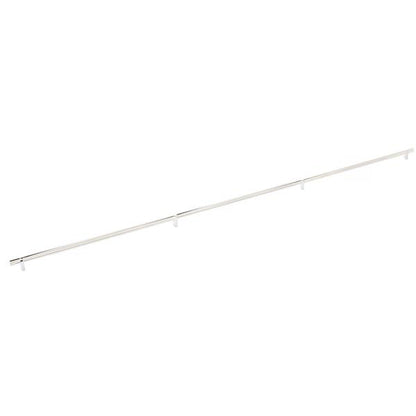 Emtek - Select Bar Cabinet Pull 54 Inch C-C, Rectangular Bar Stem, Smooth Bar