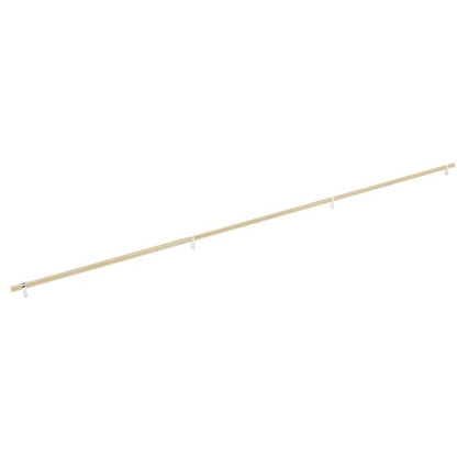 Emtek - Select Bar Cabinet Pull 54 Inch C-C, Rectangular Bar Stem, Smooth Bar