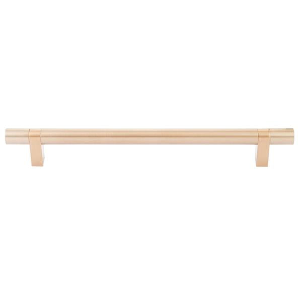Emtek - Select Bar Appliance Pull 12 Inch C-C, Rectangular Bar Stem, Smooth Bar