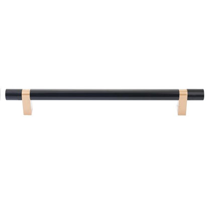 Emtek - Select Bar Appliance Pull 12 Inch C-C, Rectangular Bar Stem, Smooth Bar