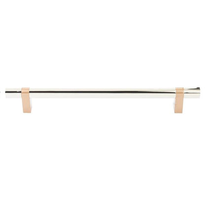 Emtek - Select Bar Appliance Pull 12 Inch C-C, Rectangular Bar Stem, Smooth Bar