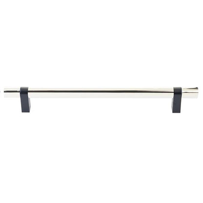 Emtek - Select Bar Appliance Pull 12 Inch C-C, Rectangular Bar Stem, Smooth Bar