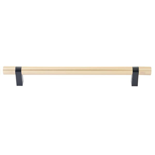 Emtek - Select Bar Appliance Pull 12 Inch C-C, Rectangular Bar Stem, Smooth Bar