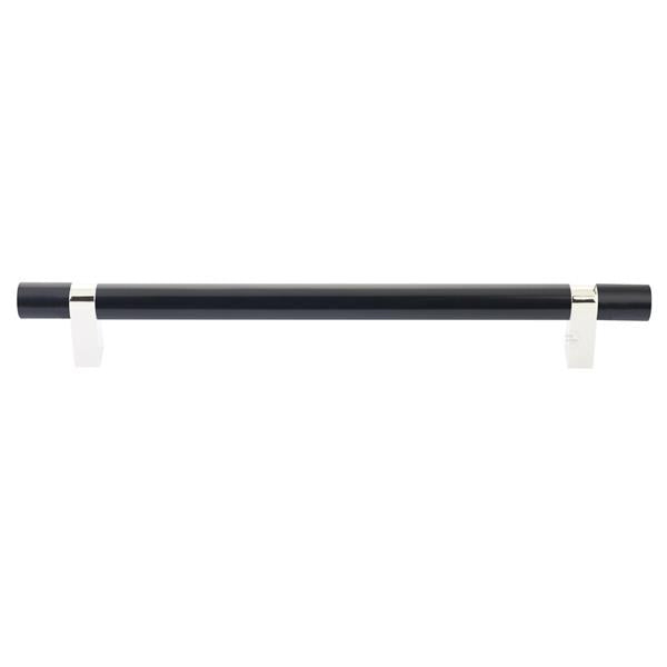 Emtek - Select Bar Appliance Pull 12 Inch C-C, Rectangular Bar Stem, Smooth Bar