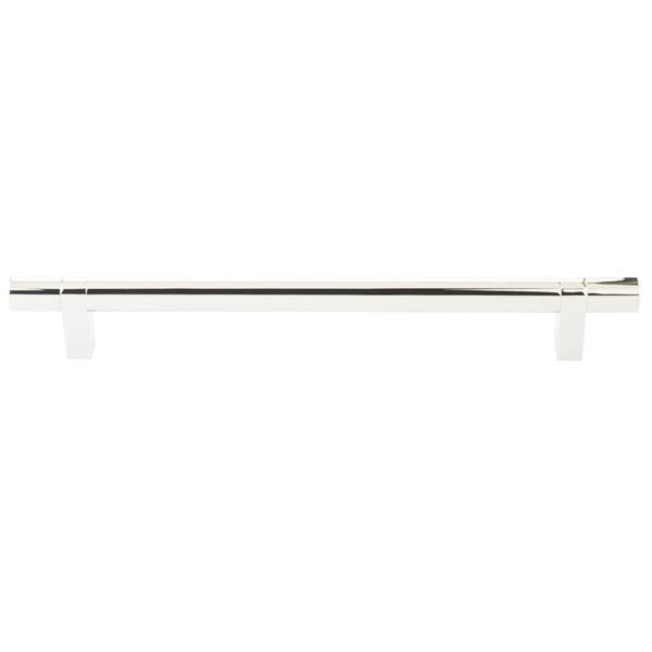 Emtek - Select Bar Appliance Pull 12 Inch C-C, Rectangular Bar Stem, Smooth Bar