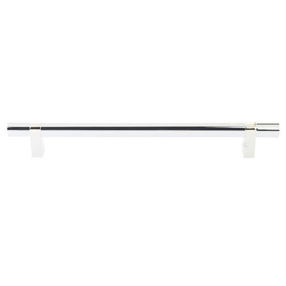 Emtek - Select Bar Appliance Pull 12 Inch C-C, Rectangular Bar Stem, Smooth Bar